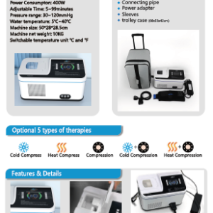 recovery systems black max equine cold/hot compression therapy machine