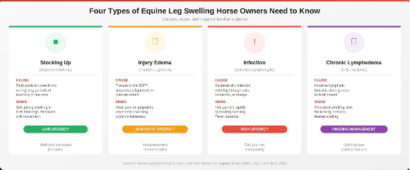 4 types leg swelling