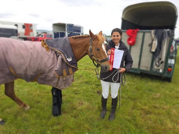 winners circle with Equine Air pro