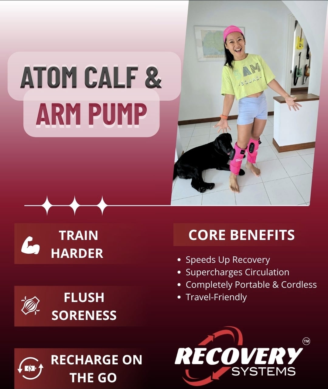 atom calf pump